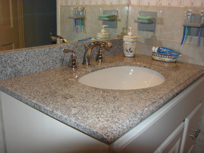 Home Depot Bath Vanities on Care And Upkeep Of New Granite Vanity Top
