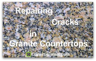 how to fix a crack in granite