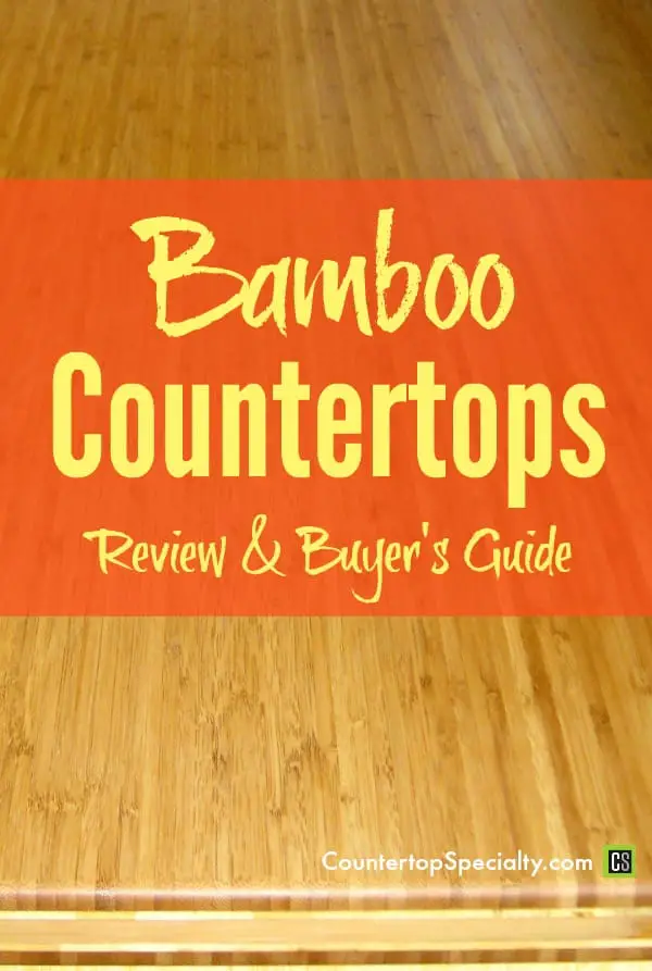 bamboo countertop with fancy edge detail - text overlay - bamboo countertops review & buyer’s guide