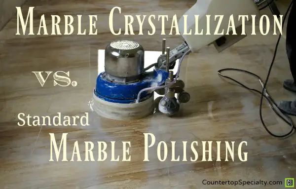 crystallization compared to marble polishing machine on floor tile