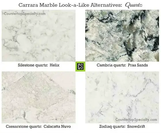 Which Granite Looks Like White Carrara Marble