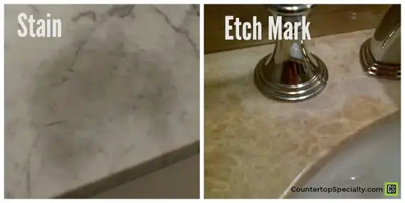 Honed Marble Countertop Cleaning