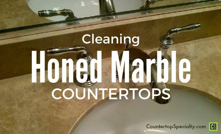 cleaning marble tips - honed marble countertops, bathroom sink and faucet