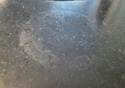 Doctored Black Granite Countertop Etching