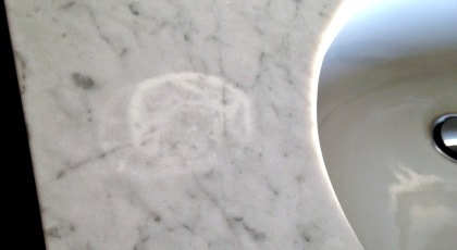 Removing Water Stains on Marble