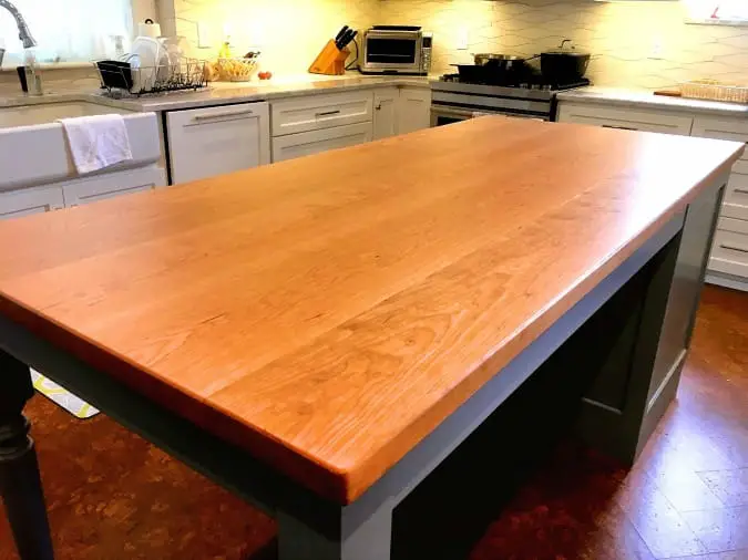 face grain wood countertops cherry