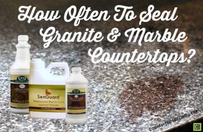 Secrets to Sealing & Resealing Granite Countertops