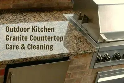 Outdoor Kitchen Countertop Maintenance