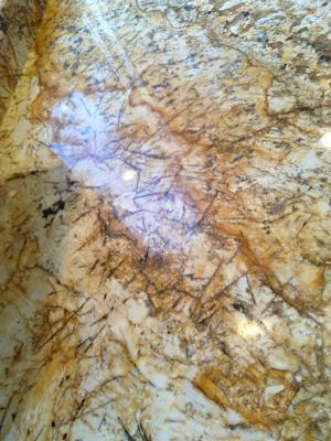 New granite countertops feel gritty