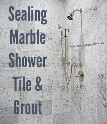 Sealing Marble Shower Tile Grout, How To Seal Porcelain Tile Shower