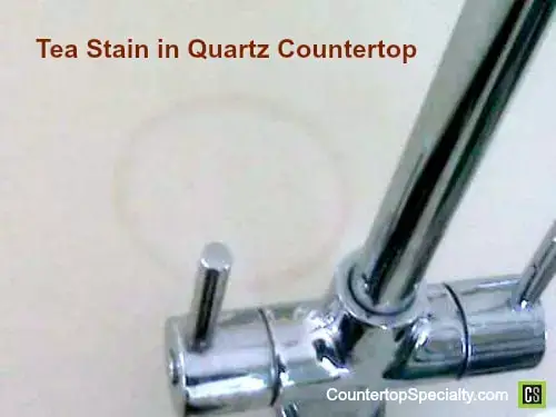 Quartz Countertop Stain