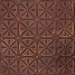 tin backsplash pattern