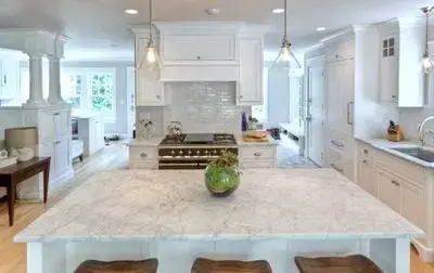 Which Granite looks like White Carrara Marble?